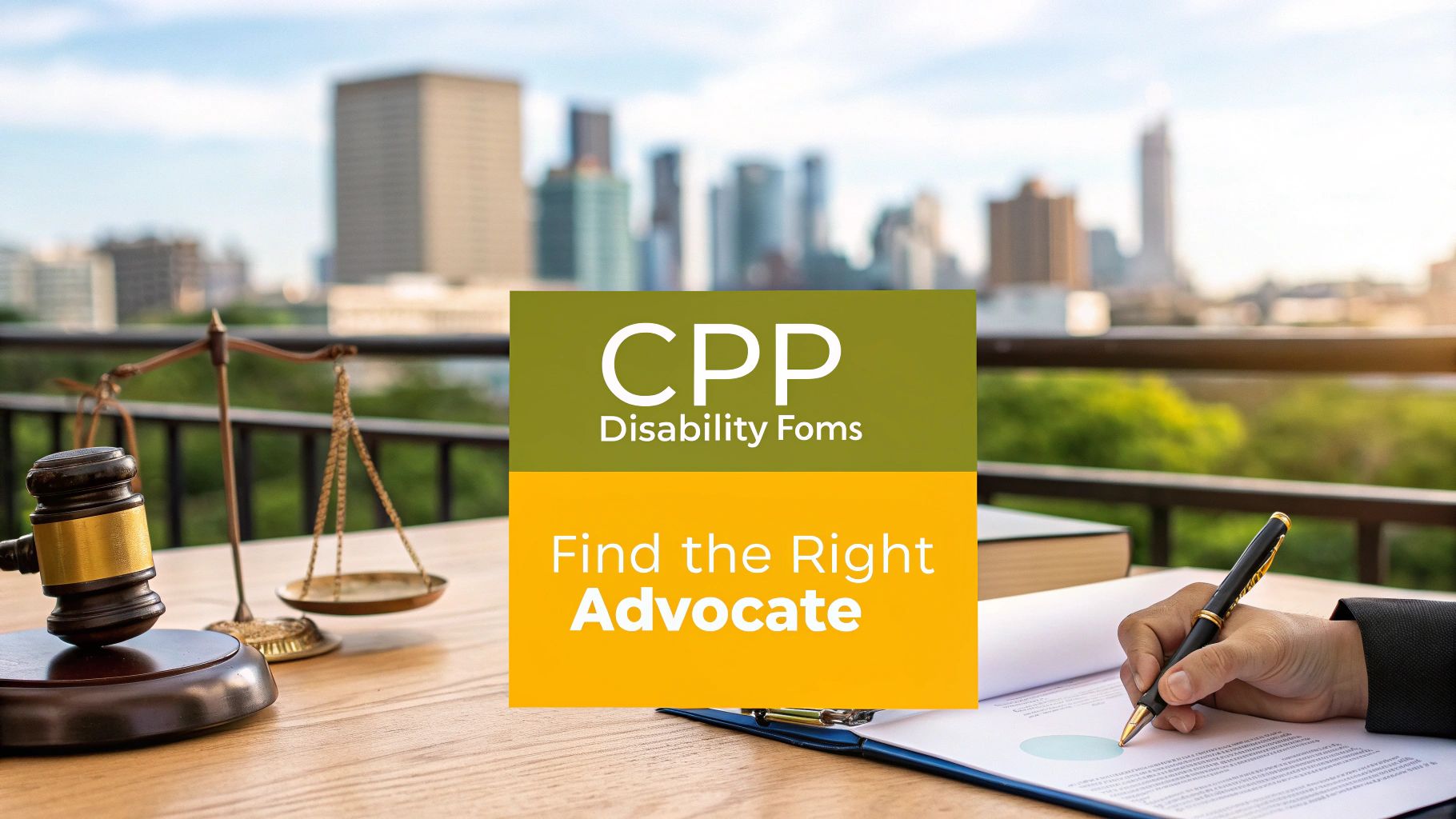 CPP disability lawyer Mississauga: Find the right advocate