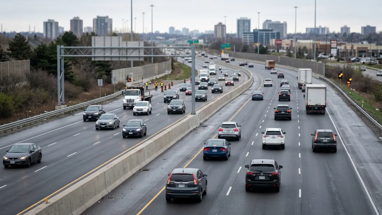 Driver critically injured in Hwy. 403 crash in Mississauga