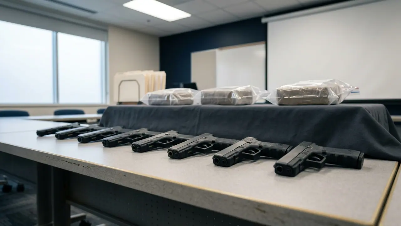 London, Ont. police, OPP seize 31 crime guns of U.S. origin and 12.5 kg of fentanyl