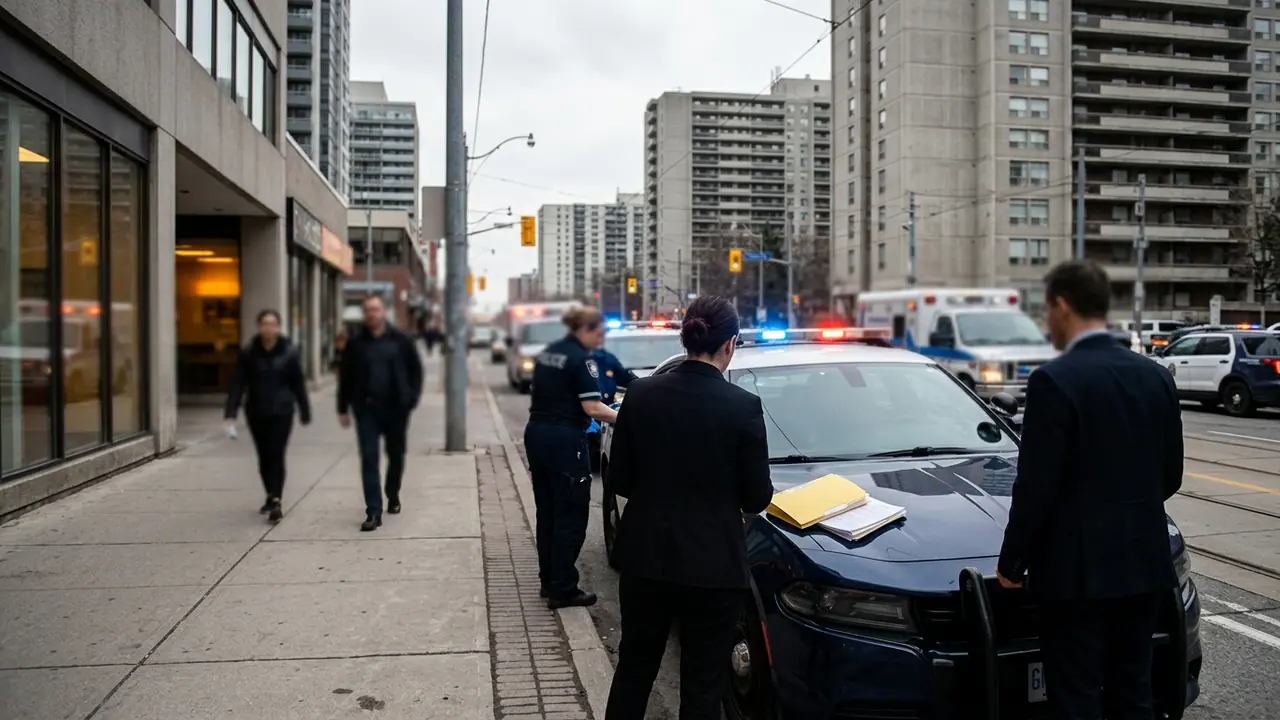 Toronto police officer injured after cruiser allegedly struck by stolen vehicle